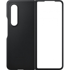 Чохол для смартфону Samsung Leather Cover Samsung Galaxy Z Fold 3 Black (EF-VF926LBEGRU)