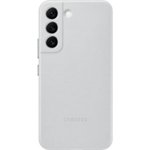 Чохол для смартфона Samsung Leather Cover Samsung Galaxy S22 Light Gray (EF-VS901LJEGRU)