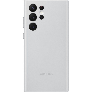 Чохол для смартфона Samsung Leather Cover Galaxy S22 Ultra Light Gray (EF-VS908LJEGRU)