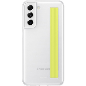 Чохол для смартфона Samsung Clear Strap Cover Samsung S21 FE White (EF-XG990CWEGRU)