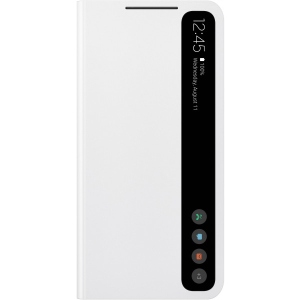 Чохол для смартфона Samsung Smart Clear View Cover Samsung S21 FE White (EF-ZG990CWEGRU)