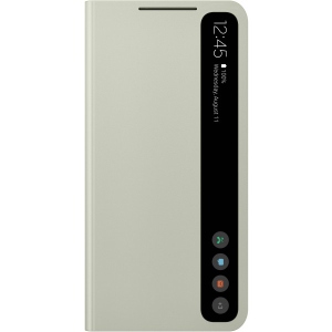 Чохол для смартфона Samsung Smart Clear View Cover Samsung S21 FE Olive Green (EF-ZG990CMEGRU)
