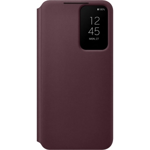 Чохол для смартфона Samsung Smart Clear View Cover Galaxy S22 Burgundy (EF-ZS901CEEGRU)