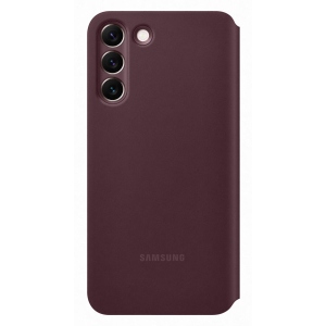 Чохол для смартфона Samsung Smart Clear View Cover Galaxy S22+ Burgundy (EF-ZS906CEEGRU)