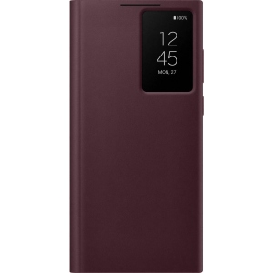 Чохол для смартфона Samsung Smart Clear View Cover Galaxy S22 Ultra Burgundy (EF-ZS908CEEGRU)