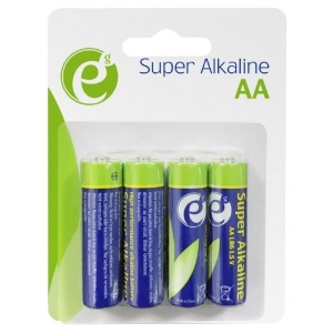 Батарейка тип AA EnerGenie Super Alkaline AA/LR06 BL 4 шт. (EG-BA-AA4-01)