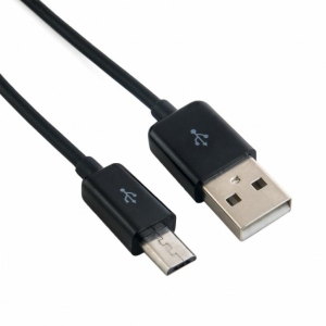 Кабель синхронізації даних REAL-EL USB 2.0 AM to Micro 5P Premium 1 m Rainbow (EL123500052)