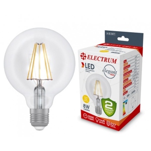Лампочка світлодіодна Electrum Filament 8W E27 2700K (A-LG-0477)