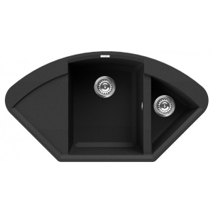 Мийка кухонна Elleci Easy Corner Full Black 40