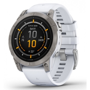 Смарт-годинник Garmin Epix Pro (g2) 47 Saph Ti Whitestone (010-02803-21)