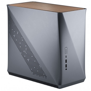 Корпус Fractal design ATX без БЖ ERA Titanium-Gray-Walnut (FD-CA-ERA-ITX-GY)