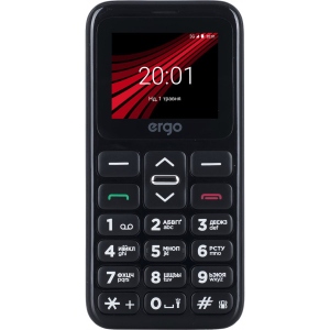Мобільний телефон Ergo F186 Solace Dual Sim Black