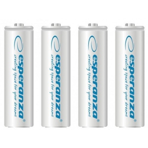 Акумулятор тип AA Esperanza Ni-MH AA/HR06 2000 mAh BL 4шт White (EZA104W)