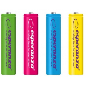 Акумулятор тип AAA Esperanza Ni-MH AAA 1000 mAh 4шт Mix (EZA107)