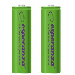 Акумулятор тип AA Esperanza Ni-MH AA 2000 mAh 2шт Green (EZA103G)