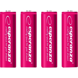 Акумулятор тип AA Esperanza Ni-MH AA 2000 mAh 4шт Red (EZA104R)