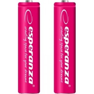 Акумулятор тип AAA Esperanza Ni-MH AAA 1000 mAh 2шт Red (EZA101R)