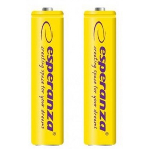 Акумулятор тип AAA Esperanza Ni-MH AAA 1000 mAh 2шт Yellow (EZA101Y)