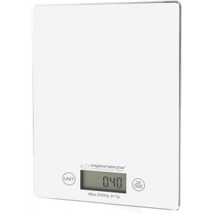 Ваги кухонні Esperanza Scales EKS002W White