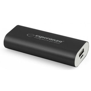Батарея мобільна Esperanza 4400 mAh Black (EMP105K)