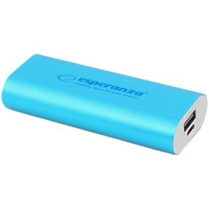 Батарея мобільна Esperanza 4400 mAh Blue (EMP105B)