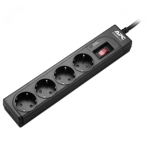 Мережевий фільтр APC Essential SurgeArrest 4 розетки Black (P43B-RS) замовити в Україні
