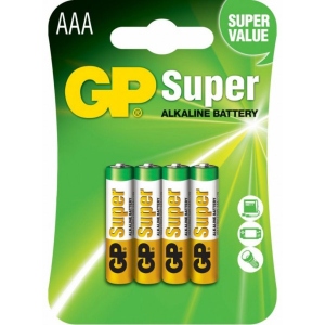 Батарейка тип AAA GP LR3/AAA Super Alcaline 4 шт. інтернет-магазин