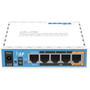 Маршрутизатор інтернет WiFi4 MikroTik hAP RB951Ui-2ND