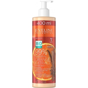 Крем для тіла EVELINE Cosmetics Bio Organic 99% Natural Orange Extract з екстрактом апельсина 400 мл (5903416029458)