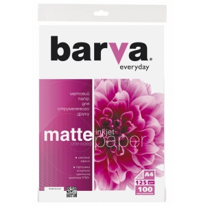 Фотопапір А4 BARVA Everyday Matte A4 100л (IP-AE125-318)