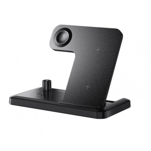 Бездротовий зарядний пристрій Essager Jiecheng 4 in1  PD15W Black (EWXZM-JC01-Z)