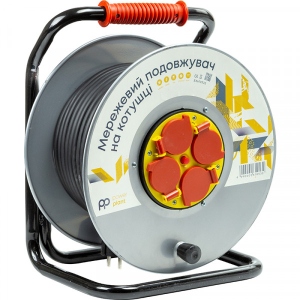 Подовжувач 220В PowerPlant JY-20022/25 (EX610525) 4 розетки 25m