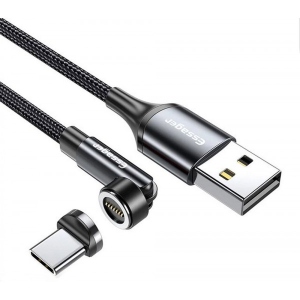 Кабель синхронізації даних Essager Victron 540 Rotate Magnetic USB TypeC 1m Black (EXCCXT-WC0G)