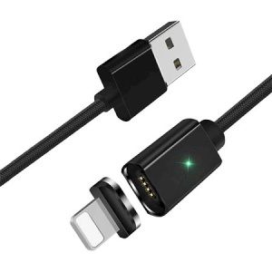 Кабель синхронізації даних Essager Magic Power Magnetic USB Cable Lightning Black (EXCCXL-ML01)