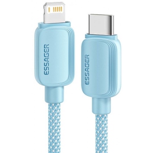 Кабель синхронізації даних Essager Breeze USB Cable USB-C to Ligthning 1M Blue 20W (EXCTL-WL03-P)