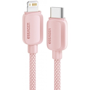 Кабель синхронізації даних Essager Breeze USB Cable USB-C to Ligthning 1M Pink 20W (EXCTL-WL04-P)