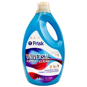 Гель для прання Frisk EXPERT CLEAN Універсальний 5,8 л в Києві