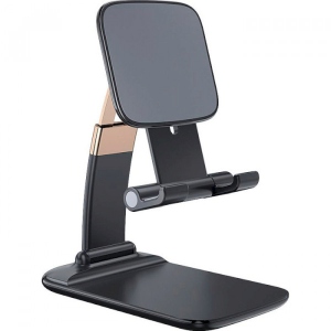 Тримач для мобільного пристрою Essager Knight Foldable Desk Mobile Phone Holder Stand (Alloy) Black (EZJZM-QS01)