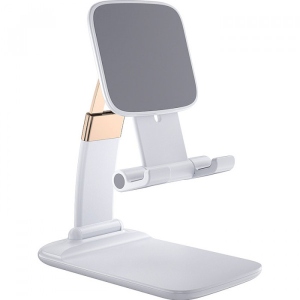 Тримач для мобільного пристрою Essager Knight Foldable Desk Mobile Phone Holder Stand (Alloy) White (EZJZM-QS02)