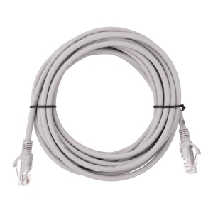 Кабель патч-корд 2E САТ 5e UTP 5m Gray (2E-PC5ECU-5LSZH-GRY)