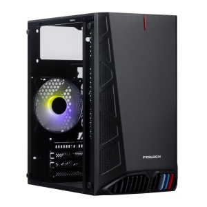 Корпус ProLogix E112 Black Tempered Glass