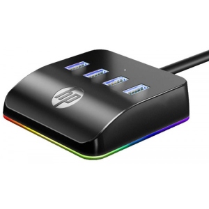 Хаб USB HP USB 3.0 AM - 4xUSB 3.0 AF RGB (DHC-CT120)