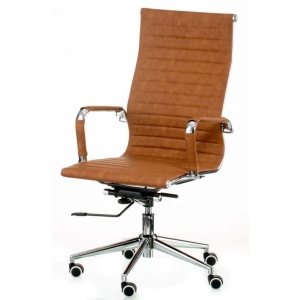 Крісло офісне Special4You Solano Artleather Light Brown (E5777)