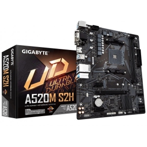 Материнська плата Gigabyte Socket AM4 (A520M S2H)