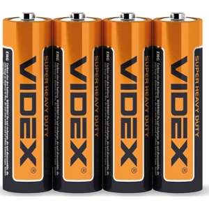 Батарейка тип AA Videx R6P/AA Blister 4 шт. (21156) порівняти ціни