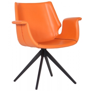 Стілець кухоний AMF Vert Orange Leather