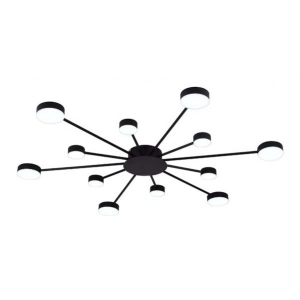 Світлодіодний світильник Miorro LED Foresta з пультом ДК, 76W, 2700-6000К чорний (51-313-004)