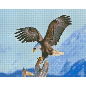 Алмазний живопис Strateg Гірський орел 2, 40х50 см (FA40779)