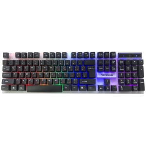 Клавіатура дротова ігрова FrimeCom FC-801А-USB Black в Україні