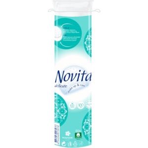 асортимент Ватні диски Novita Delikate 100 шт. (4744246013078)